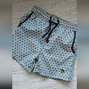 Boy Stylish Patterned Swim Shorts